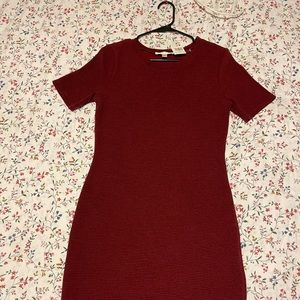 burgundy dress brand new with tags